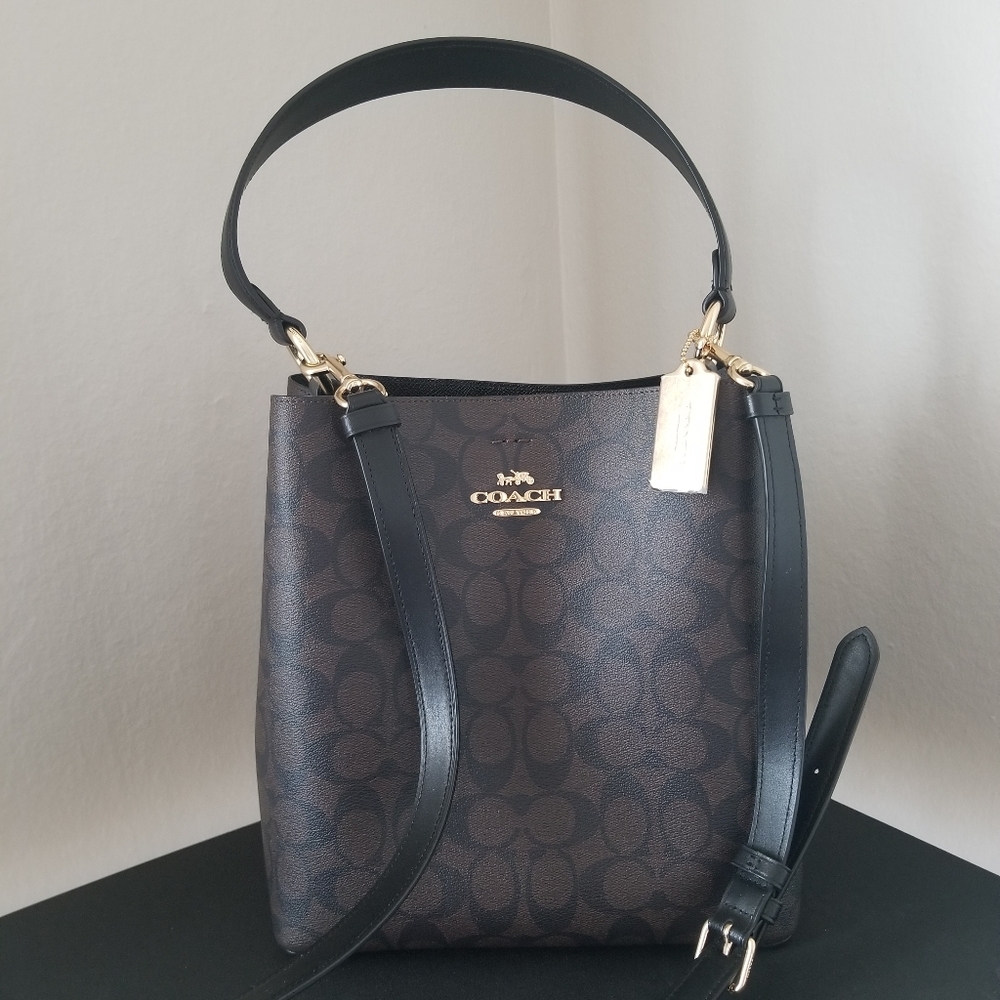 Coach Black and Brown Satchel - Picture 2 of 14